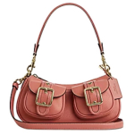 Coach Ashton 25 Moodne &uuml;hev&auml;rviline kividest nahast &otilde;lakott Keskmine unisex &otilde;lakott Roosa CM079-IMS9Q Basic Set (Bag+Dust Bag)