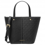 Michael Kors MK Flora Reguleeritav Eemaldatav &Otilde;larihm Kaetud L&otilde;uendist T&otilde;mblukuga Kotid Naiste T&otilde;mblukuga Kotid Must 32T5GFFC1B-BLACK Basic Set (Bag)