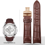 22mm 23mm 24mm Kaardus Otsaga Vasikanahast K&auml;ekella Rihm Tissot Watch Belt 1853 COUTURIER T035627A T035407A T035439 Meeste Rihm 23mm gray
