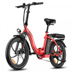 Elektriline jalgratas Fafrees F20 20 250W mootoriga Kokkupandav linnaelektriratas 48V 18AH LCD-ekraan Tippkiirus 25 km/h Maksimaalne koormus 130 kg punane