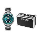 Seiko 5 Kaubam&auml;rgi Kingikarbis Mehaanilise Liikumisega Kell Meeste Kellad Roheline SRPD61K1 Regular Watch Box,Coral Green Watch Dial