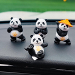 Autokaunistused armatuurlauale lauaplaadile V&auml;ike loom Panda kujukeste kaunistused Armsad autotarvikud Autokeskkonsooli sisemus