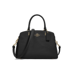 Coach Lillie 33 Logoga T&otilde;mblukuga Nahast &Otilde;la-Crossbody T&otilde;stekott Suur Naiste k&auml;ekotid Must 91493-IMBLK Gift Box Set (Basic Set+Yellow Box) black