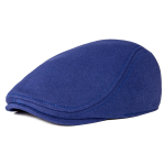 VOBOOM Puuvillased Meeste Naiste Lame M&uuml;ts Juhi Retro Vintage Pehme Boina Vabaaja Pagari Newsboy M&uuml;tsid Taksojuhi M&uuml;ts Meestele 58-60 cm blue