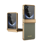Samsung Galaxy Z Flip 7 6 5 4 3 Flip7 FE jaoks PU-nahast Kattega Hinge T&auml;ielikult Kaitsev Klaas Esimene Kile Kukkumiskindel Telefonikate Galaxy Z Flip5