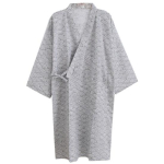 Meeste moeprintimine Kimono hommikumantel magamisriided &Ouml;&ouml;s&auml;rk avar keskmise pikkusega hommikumantel L hall