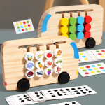 Montessori puust v&auml;rvide sobitamise pusled Loogikam&auml;ng M&otilde;tlemise treening Valgustus K&auml;e-silma koordinatsioon Varajase hariduse m&auml;nguasi