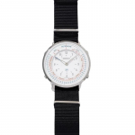 SEIKO &times;Fragment Design Metronoom Viiteheli Igap&auml;evane Veekindel Kvarts Nailonrihm 36,5*39,5mm Unisex V&auml;rviline Ketas valge