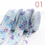 10 jardi Jaapani stiilis Shiba Inu lindiga prinditud kangas 25 40 mm laiad paelad pitsist &auml;&auml;ris DIY juustele vibukrae &otilde;mblusmaterjal 25mm