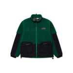 Levis X FW22 V&auml;rviplokk Logoga T&otilde;mblukuga Pika Varrukaga Jakk Meeste Jakk Roheline A5169-0001 XL