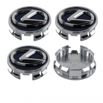 4 tk 60 mm Lexus LS IS350 ES300h ES300 IS250 IS220d NX350h jaoks Autostiil Ratta keskkatted Embleem Rummukatted V&auml;lised tarvikud