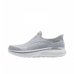 Skechers Go Walk Slip-On Jalan&otilde;ud Mugav Polsterdus Spordikad Vabaajaketsid Meeste toss Hall 217076-GRY 39.5