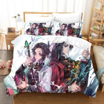 Mood 3D Prindiga Anime Vaimu Tapmise Tera Voodipesukomplektid Tekikott Padjap&uuml;&uuml;riga Twin Full Queen King Voodiriided Voodipesu EU single(135x200cm)