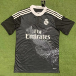 Suur ja v&auml;ike retro Tai s&auml;rk Pariis Real Madrid Barcelona Chelsea koduv&auml;ljakuvormi komplekt spordir&otilde;ivad XXL（180-190） black