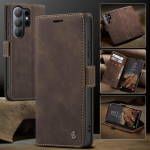 CaseMe Samsung Galaxy S26 Ultra jaoks K&otilde;rge Kvaliteediga Retro Luksuslik Magnetiline Klapp PU Nahast Telefonikott S26 Plus S26Ultra Rahakott Kate S26 Plus kohv