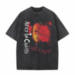 Meeste Retro &Uuml;le suurusega T-s&auml;rgid Piiratud kogus Rokkansambel Alice In Chains Pesitud Vintage T-s&auml;rk Naiste Punk Popmuusika T-s&auml;rgid S mitmev&auml;rviline