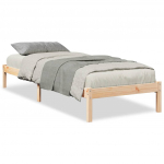 Tammepuidust voodi eriti pikk ilma madratsita 80 x 220 cm M&auml;nnipuit