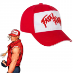 King of Fighters Basepalli nokkm&uuml;ts Fatal Fury Terry Bogard Cosplay Tikand Reguleeritav M&uuml;ts Unisex Spordim&uuml;tsid Kingitus Poksija Rekvisiit 54-60CM