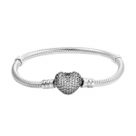Pandora Moments Brilliant Love and Snake 925 H&otilde;bedast K&auml;ev&otilde;ru Naiste H&otilde;be 590727CZ h&otilde;be