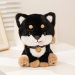 22cm Multikakujuline Pehme Shiba Inu Palusnukk Seisev Istuv Kollane Must Koer Loom T&auml;idisega M&auml;nguasi Kodu Kaunistus Kingitus Lastele about 20-22cm