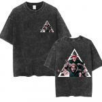 Vintage pestud Canserbero logo 2025 Merch T-s&auml;rgid Rap gooti stiil Hip Hop l&uuml;hikeste varrukatega T-s&auml;rk Mehed Naised Vabaaja &uuml;legabariidilised T-s&auml;rgid L