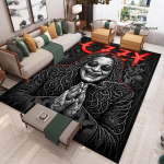 Ozzy Osbourne'i tr&uuml;kitud vaip Elutuba magamistuba libisemiskindlad vaibad Joogimatt uksematt V&auml;listingimustes kasutatav vaip kawaii vaip s&uuml;nnip&auml;evakingitus 100x120cm