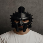 Maximus Naastudega Gladiaatori Kiiver Must S&otilde;dalase Kiiver Mask K&auml;sit&ouml;&ouml;na Valmistatud Keskaegne Rooma Lahingukiiver LARP, Cosplay Display T&uuml;kk