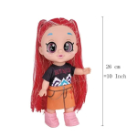 2026 10-tollised 5D silmadega Anime Kpop nukud viie liigendiga liigutatava figuuriga muusikaline m&auml;nguasi s&uuml;nnip&auml;evakingitus t&uuml;drukutele ja poistele beige