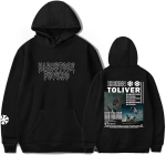 Don Toliveri tuuri kapuutsiga pusas&auml;rk Moodne meeste ja naiste kapuutsiga pusa Tr&uuml;kitud Streetwear Harajuku Vabaaja Unisex Pullover 2XL punane