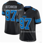NFL Detroit Lions Detroit Lions Ragbi Ei. 97 Aidan Hutchinson S&auml;rgid Meeste L
