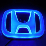 Honda Fiti jaoks Auto Esiv&otilde;re LED Tagumine Pagasiruumim&auml;rk Valgusm&auml;rk Kleebis Honda Accord Odyssey CRV Jazz Civic CITY Crosstour Inspire Pilot jaoks 9.8X8cm sinine
