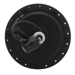 36V 500W Tagaratta rummumootor Elektrijalgratta Tagaratta rummumootor Maastikuratas Liitiumaku teisendus Veekindel 9-pin Juhtmevaba Hammasratastega black