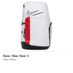 Nike Elite Pro Korvpallikotid Valge BA6164-100 One Size 1 valge