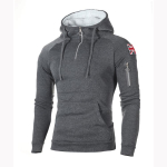 Meeste vabaaja kapuutsid Fliisist Hip Hop Solid Pullover Pusa Meeste Spordir&otilde;ivad Riietus Dressis&auml;rk Meeste R&otilde;ivad XXXL tumehall v&auml;rv