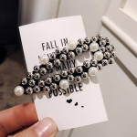 Naiste mood, p&auml;rlite imitatsiooniga juukseklambrid, vintage Barrette juuksen&otilde;elad, juuksen&otilde;elad, t&uuml;drukute juukseaksessuaarid