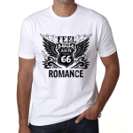 Meeste Vintage T-s&auml;rk Graafiline T-s&auml;rk Tunne Romantikat Valge XS valge
