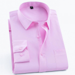 Klassikaline meeste standardvormingus pikkade varrukatega tvillist s&auml;rk 42 roosa