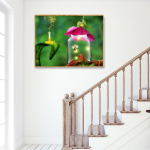 Teemantmaaling Scenic t&auml;isteemanttikandid T&auml;ielik taim Kodukaunistus Rhinestones Pildid 20X30CM