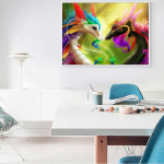 Teemantmaalimise tarvikud Draakon DIY Teemanttikandid Ristpistes Loomade kividest pildid 20X30CM