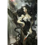 Teemantmaaling Assassin Jane Doe Tikand Teemant 5D Teemantmaal t&auml;ispuur 20X30CM