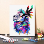 DIY maalimine numbrite j&auml;rgi Digitaalne &otilde;limaal Hobid Kodukaunistamine &Otilde;limaal Kujutav kunst Numbrid &Otilde;limaal Numbrite maalimine 40x50cm no frame