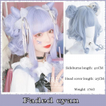 Ombre udusinine Lolita pikkade laineliste lokkis juustega parukas tukkidega armas t&uuml;drukupidu cosplay parukas kuumakindel kiu s&uuml;ntees