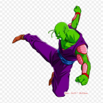 Plaastrid riidekoti jaoks Triikida termokleebised PNG Piccoro King Piccolo muster pestav soojus&uuml;lekanne