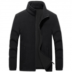 Meeste Suures suuruses Softshell fliisist jakid Meeste soojad kampsunid Termomantlid Tuulejood Spordir&otilde;ivad Br&auml;ndi Riided 7XL 8XL 9XL 9XL must