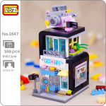 LOZ 1647 City Street Fotostuudio Kaamera Pood Arhitektuur Mudel DIY Mini klotsid Tellised Ehitusm&auml;nguasi lastele