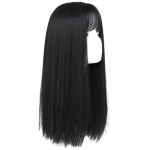 Bybrana Cosplay pikad sirged mustad s&uuml;nteetilised tukkidega parukad naistele afroameeriklane Lolita Daily Party kuumakindel kiud