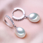 SENIKO 8-9mm naturaalsed mageveep&auml;rliga k&otilde;rvar&otilde;ngad moekuubik tsirkooniumoksiid klambriga k&otilde;rvar&otilde;ngad naistele t&uuml;drukule kingitus pikad k&otilde;rvar&otilde;ngad A