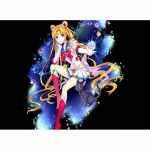 DIY 5D teemantmaal Anime t&uuml;druk Teemantmosaiik Ristpistekomplektid Kodukaunistus T&auml;is&uuml;mmargune teemanttikandid Round 20x30cm