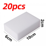100 * 60 * 20 mm melamiini k&auml;sn Magic Sponge Eraser Melamine Cleaner puhastusk&auml;sn k&ouml;&ouml;gi vannitoa puhastamise t&ouml;&ouml;riistadele 20pcs