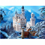 HUACAN t&auml;isruudu teemantmaali loss 5D m&auml;gi teemanttikandid mosaiikmaastik kodukaunistus Full Square 20*30 cm